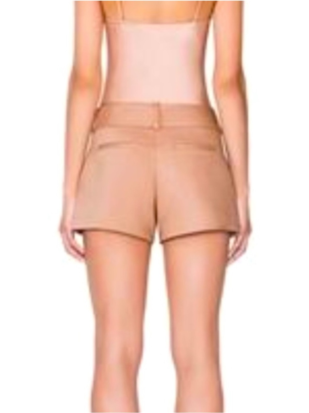 Alice + Olivia Cady Shorts In Rose Tan Classic - Picture 2 of 9